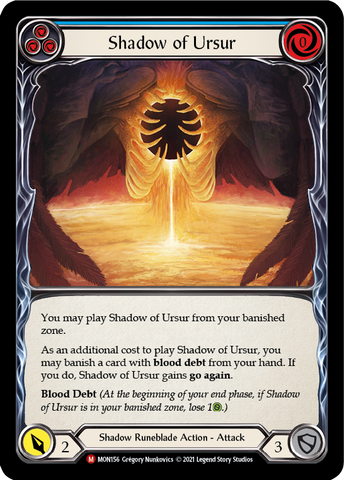 Shadow of Ursur [MON156] (Monarch)  1st Edition Normal