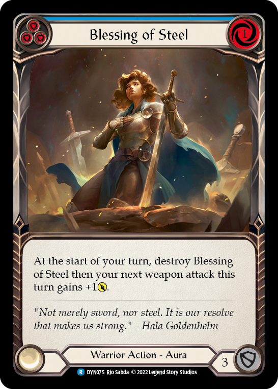 Blessing of Steel (Blue) [DYN075] (Dynasty)