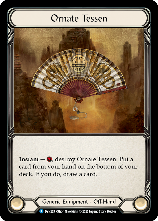 Ornate Tessen [DYN235] (Dynasty)  Rainbow Foil