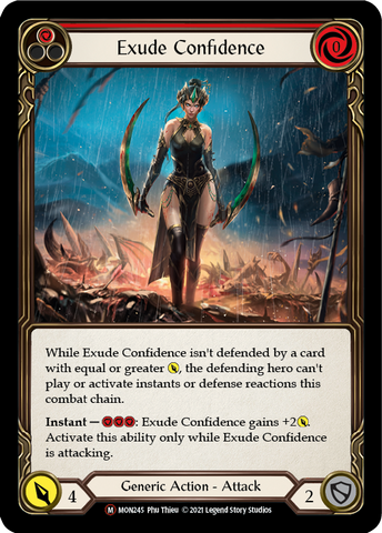 Exude Confidence [U-MON245-RF] (Monarch Unlimited)  Unlimited Rainbow Foil