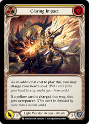 Glaring Impact (Yellow) [DTD064] (Dusk Till Dawn)  Rainbow Foil