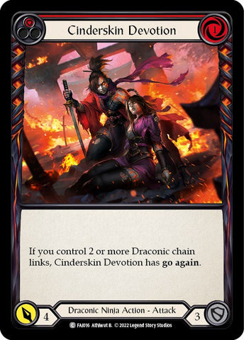 Cinderskin Devotion (Red) [FAI016] (Uprising Fai Blitz Deck)