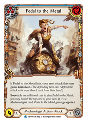 Pedal to the Metal (Blue) [1HP198] (History Pack 1)