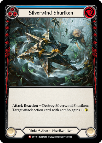 Silverwind Shuriken [OUT054] (Outsiders)  Rainbow Foil