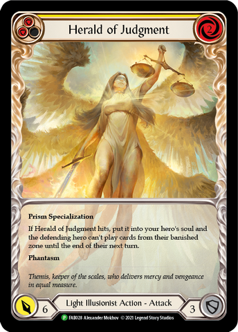 Herald of Judgment [FAB028] (Promo)  Rainbow Foil