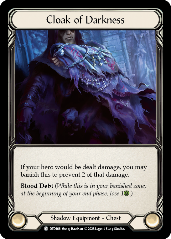 Cloak of Darkness [DTD166] (Dusk Till Dawn)  Cold Foil