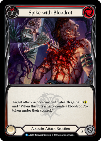 Spike with Bloodrot [ARA018] (Outsiders Arakni Blitz Deck)