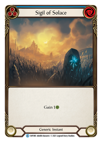 Sigil of Solace (Blue) [1HP389] (History Pack 1)