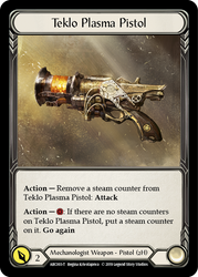 Runechant // Teklo Plasma Pistol [ARC112-T // ARC003-T] (Arcane Rising)  1st Edition Normal