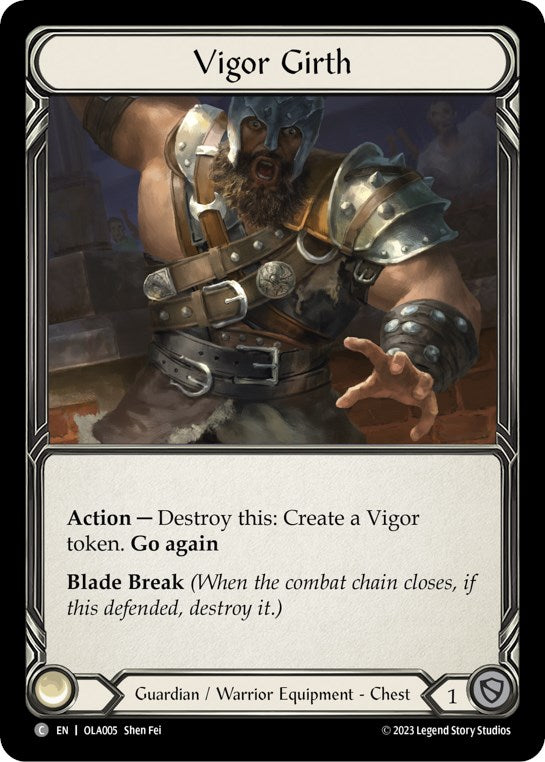 Vigor Girth [OLA005] (Heavy Hitters Olympia Blitz Deck)