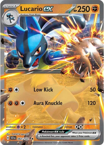 Lucario ex (082/142) [Scarlet & Violet: Stellar Crown]