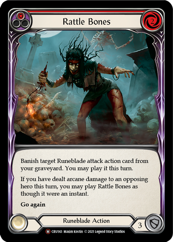 Rattle Bones [U-CRU143] (Crucible of War Unlimited)  Unlimited Rainbow Foil