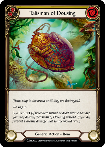 Talisman of Dousing [U-MON302-RF] (Monarch Unlimited)  Unlimited Rainbow Foil