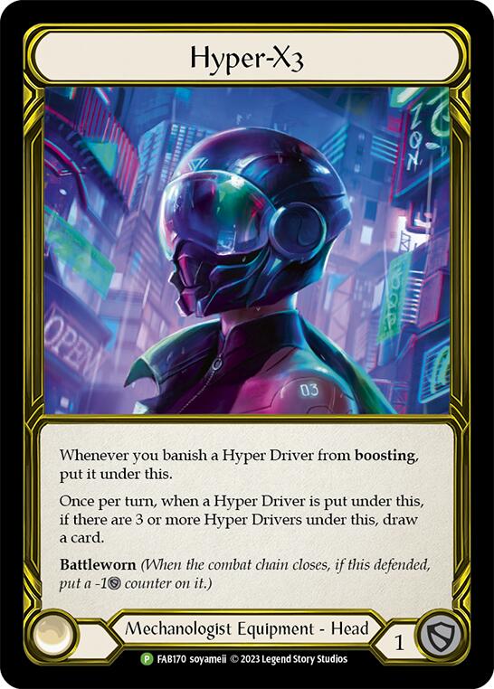 Hyper-X3 [FAB170] (Promo)  Cold Foil