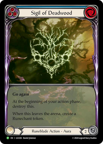 Sigil of Deadwood (Extended Art) [LGS326] (Promo)  Rainbow Foil