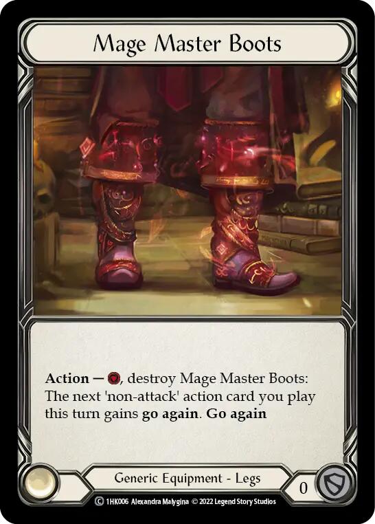 Mage Master Boots [1HK006] (Historic Pack 1 Blitz Deck: Kano)