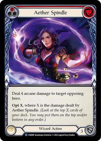 Aether Spindle (Red) [1HK008] (Historic Pack 1 Blitz Deck: Kano)