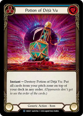 Potion of Deja Vu (Blue) [1HK027] (Historic Pack 1 Blitz Deck: Kano)