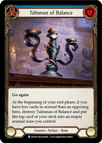 Talisman of Balance [EVR188] (Everfest)  1st Edition Cold Foil