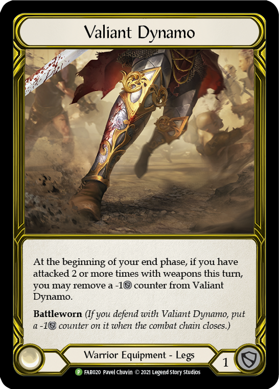 Valiant Dynamo (Golden) [FAB020] (Promo)  Cold Foil