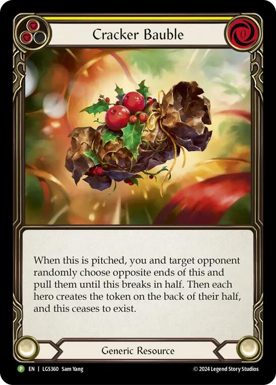 Cracker Bauble // Gold and Bloodrot Pox [LGS360-FUN003] (Promo)