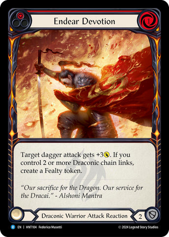 Endear Devotion (Red) [HNT104] (The Hunted)  Rainbow Foil