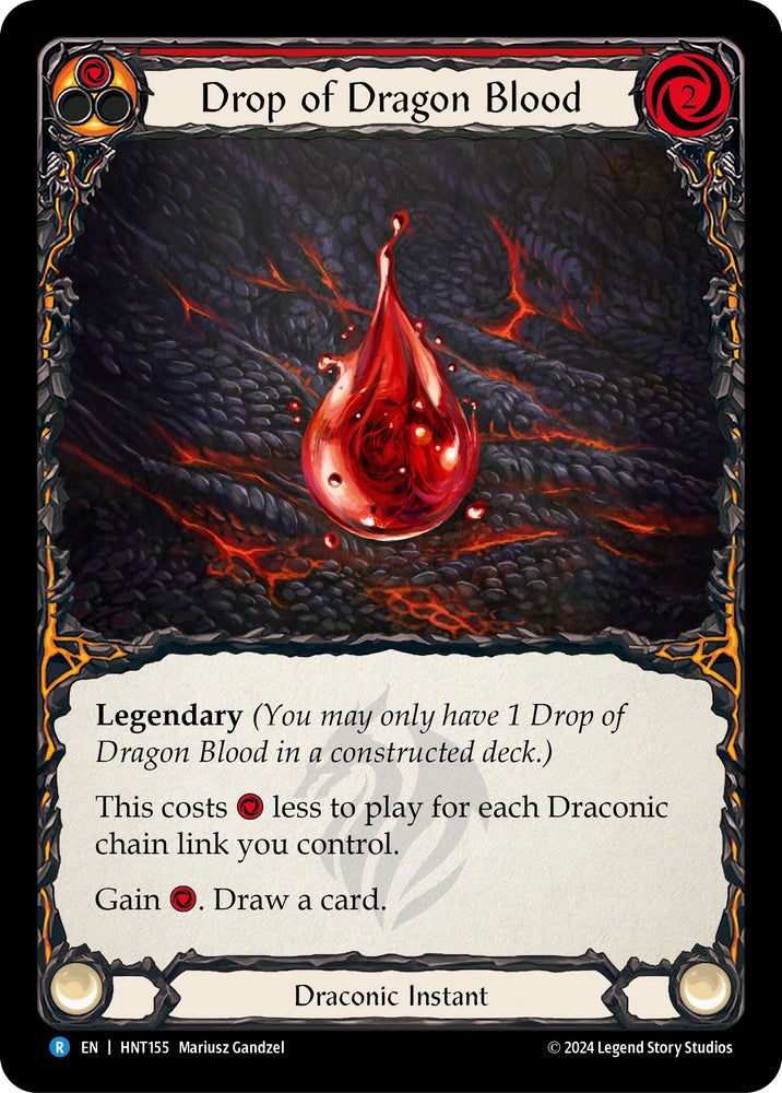 Drop of Dragon Blood (Red) [HNT155] (The Hunted)