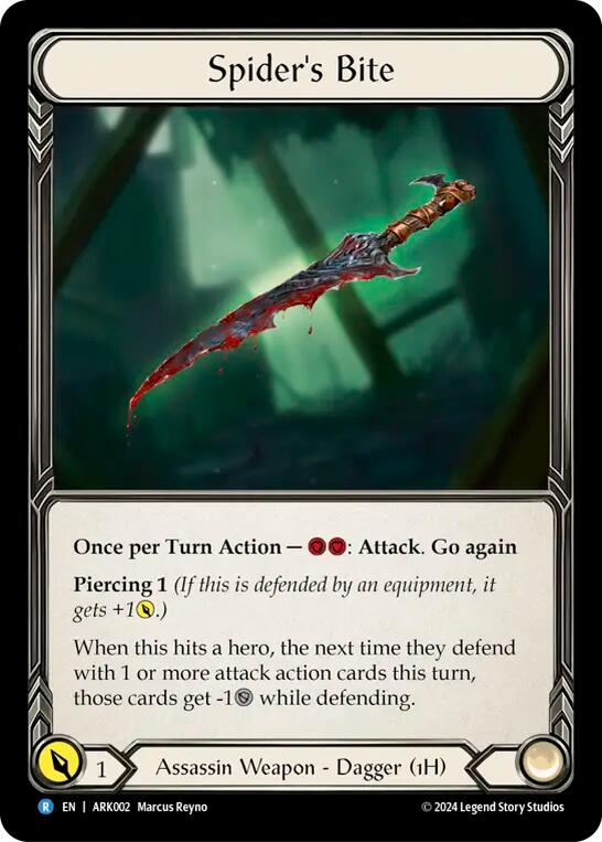 Spider's Bite [ARK002] (The Hunted Arakni Blitz Deck)