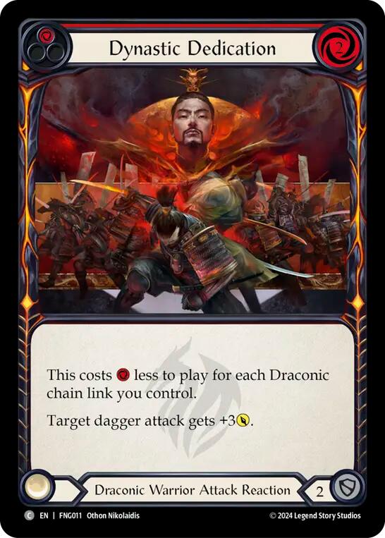 Dynastic Dedication (Red) [FNG011] (The Hunted Fang Blitz Deck)