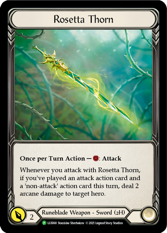 Rosetta Thorn [LGS068] (Promo)  Cold Foil