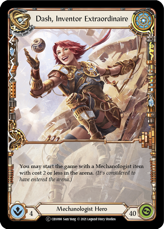 Dash, Inventor Extraordinaire [U-CRU098] (Crucible of War Unlimited)  Unlimited Normal