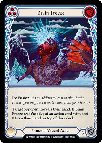 Brain Freeze (Blue) [UPR118] (Uprising)  Rainbow Foil