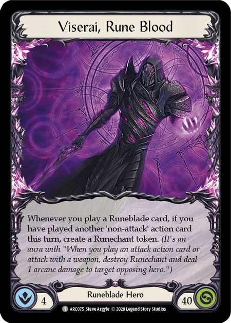 Kano, Dracai of Aether // Viserai, Rune Blood [U-ARC113 // U-ARC075] (Arcane Rising Unlimited)