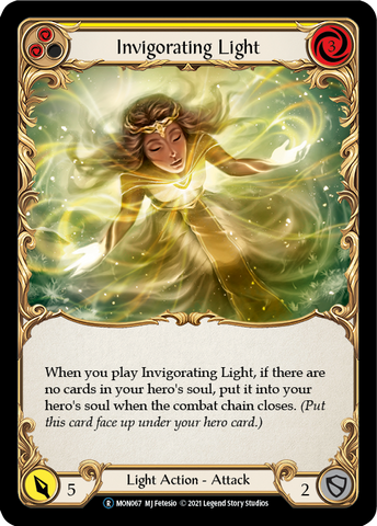 Invigorating Light (Yellow) [U-MON067] (Monarch Unlimited)  Unlimited Normal