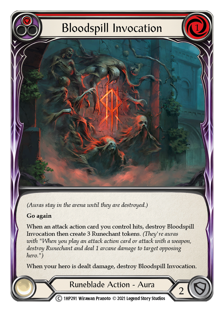 Bloodspill Invocation (Red) [1HP291] (History Pack 1)