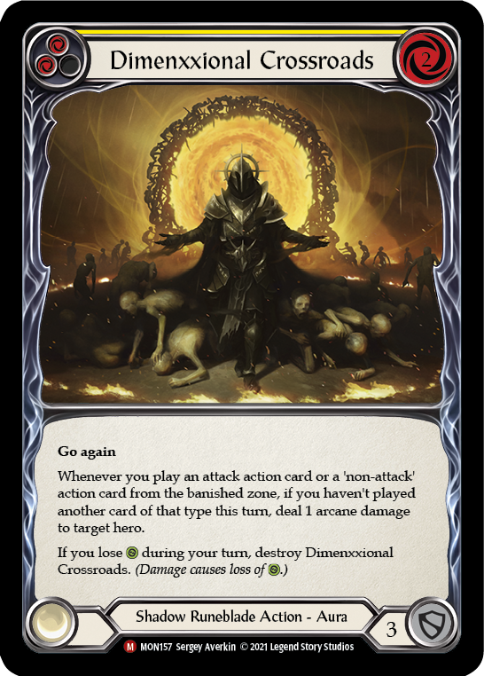 Dimenxxional Crossroads [MON157] (Monarch)  1st Edition Normal