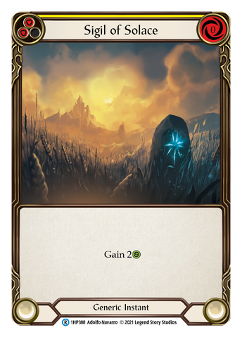 Sigil of Solace (Yellow) [1HP388] (History Pack 1)