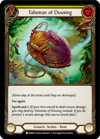 Talisman of Dousing [MON302-RF] (Monarch)  1st Edition Rainbow Foil