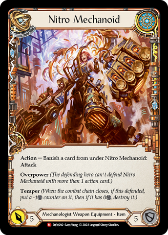 Construct Nitro Mechanoid // Nitro Mechanoid [DYN092] (Dynasty)  Rainbow Foil