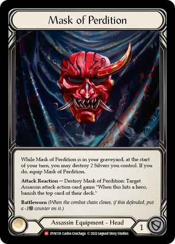 Mask of Perdition [DYN118] (Dynasty)  Rainbow Foil